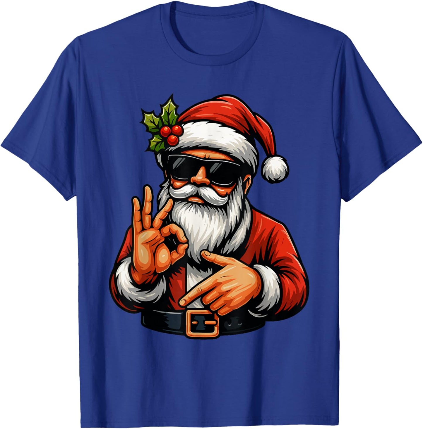 Funny Six Seven 6 7 Meme Santa Christmas Shirt Men Boys Teen T-Shirt - T-Shirt | Royal