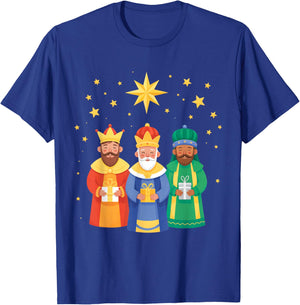 Three Kings Day Epiphany Celebration 2026 Tres Reyes Magos T-Shirt - T-Shirt | Royal