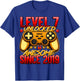 Level 7 Unlocked 7 Year Old Gifts for Boys 7th Birthday Boy T-Shirt - T-Shirt | Royal