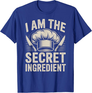 Funny Chef I Am The Secret Ingredient T-Shirt - T-Shirt | Royal