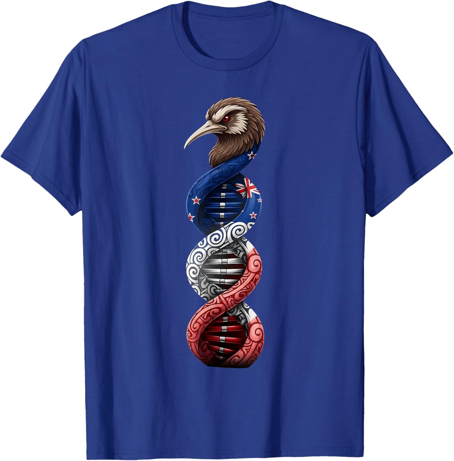 New Zealand Flag T-Shirt - T-Shirt | Royal