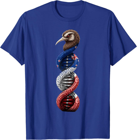 New Zealand Flag T-Shirt - T-Shirt | Royal