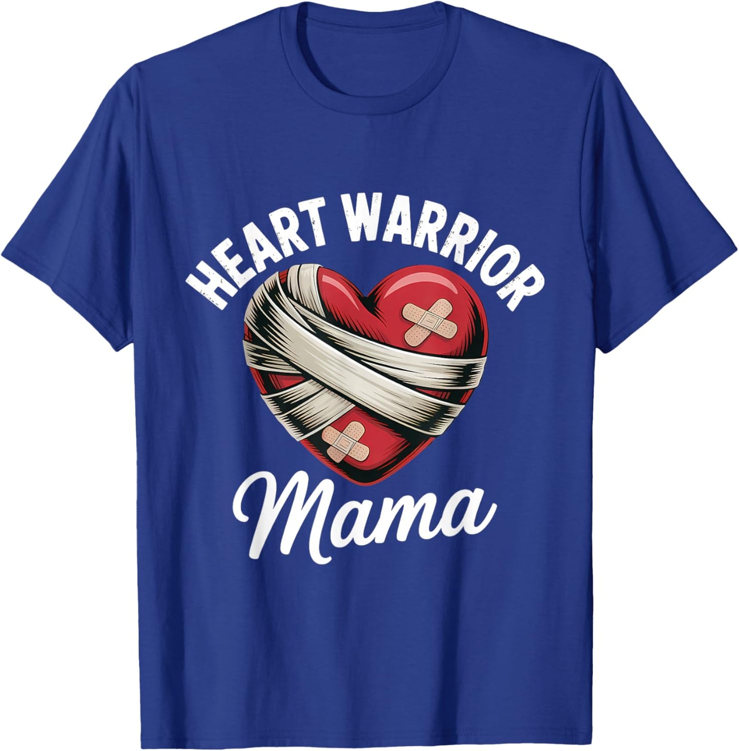 Heart Warrior Mama T-Shirt - T-Shirt | Royal