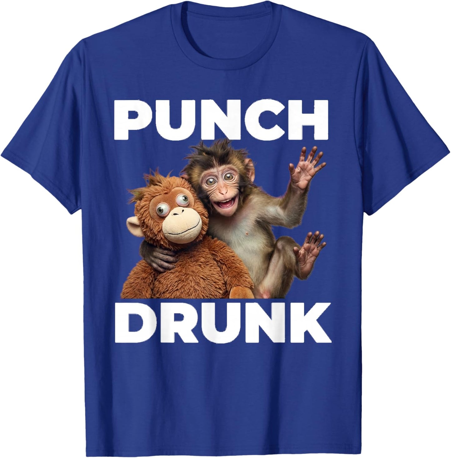 Punch the Monkey Punch Drunk T-Shirt - T-Shirt | Royal