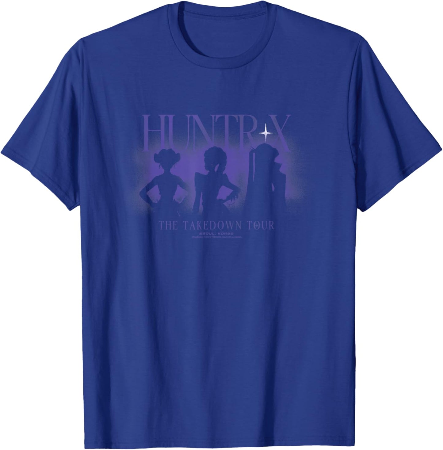 Kpop Demon Hunters Halloween Huntrix The Takedown Tour T-Shirt - T-Shirt | Royal