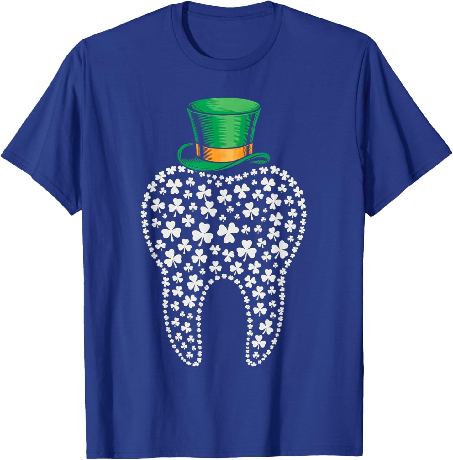 St Patricks Day Dentist Tooth Saint Pattys Dental Women Men T-Shirt - T-Shirt | Royal