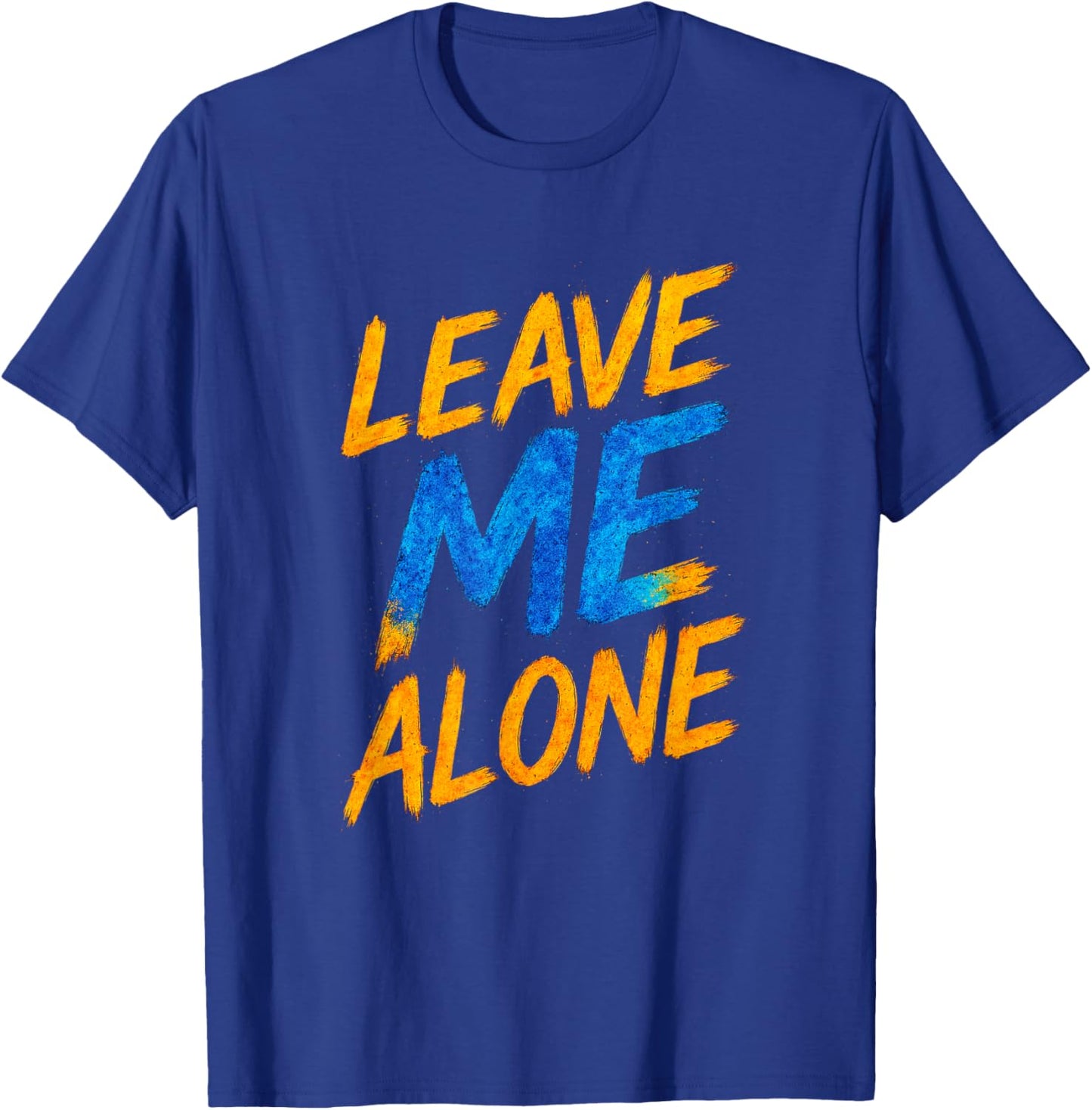 Leave ME Alone - Emo Music Fan Aesthetic T-Shirt - T-Shirt | Royal