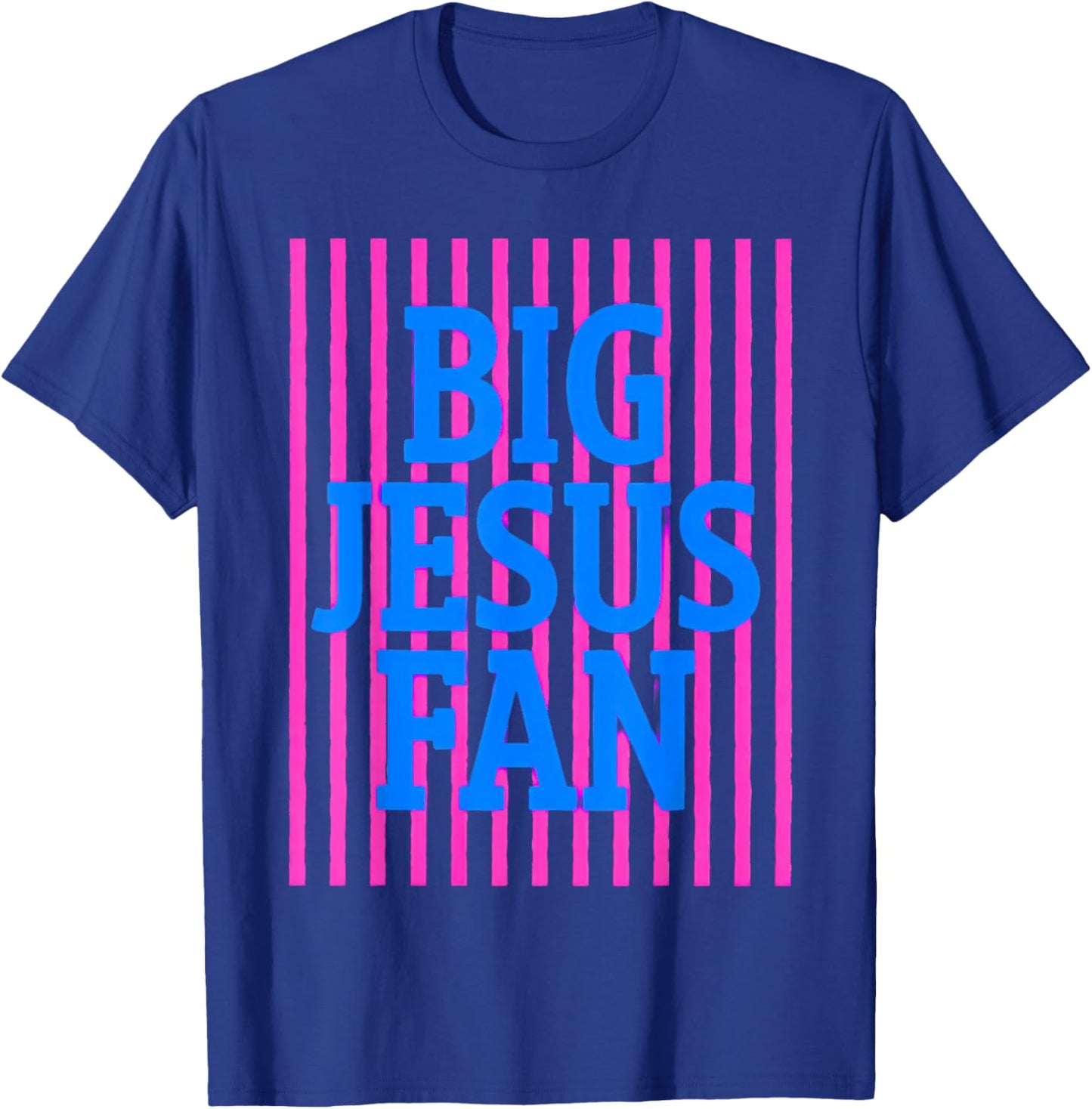 Big Jesus Fan T-Shirt - T-Shirt | Royal