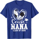 Senior Nana Class of 2026 Soccer Graduation Heart T-Shirt - T-Shirt | Royal