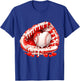 Kid Drip Ice Cream Baseball Heart Catcher Valentines Day Boy T-Shirt - T-Shirt | Royal