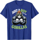 Boys Gorilla T-Shirt - T-Shirt | Royal