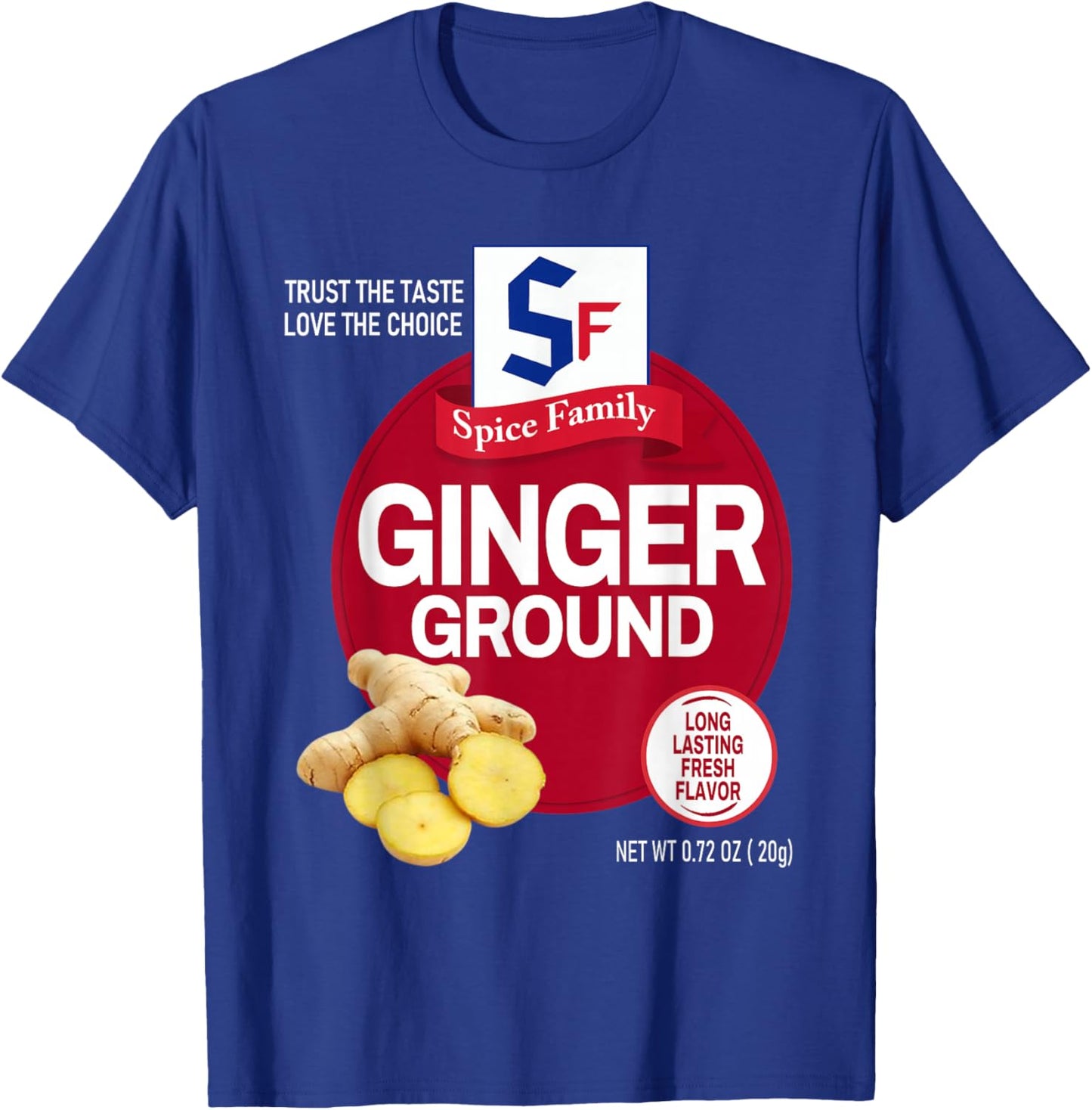 Ground Ginger Halloween Spice Costume Group Matching T-Shirt - T-Shirt | Royal