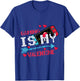 Gaming is My Valentine Funny Gamer Love Pixel Retro Cute T-Shirt - T-Shirt | Royal