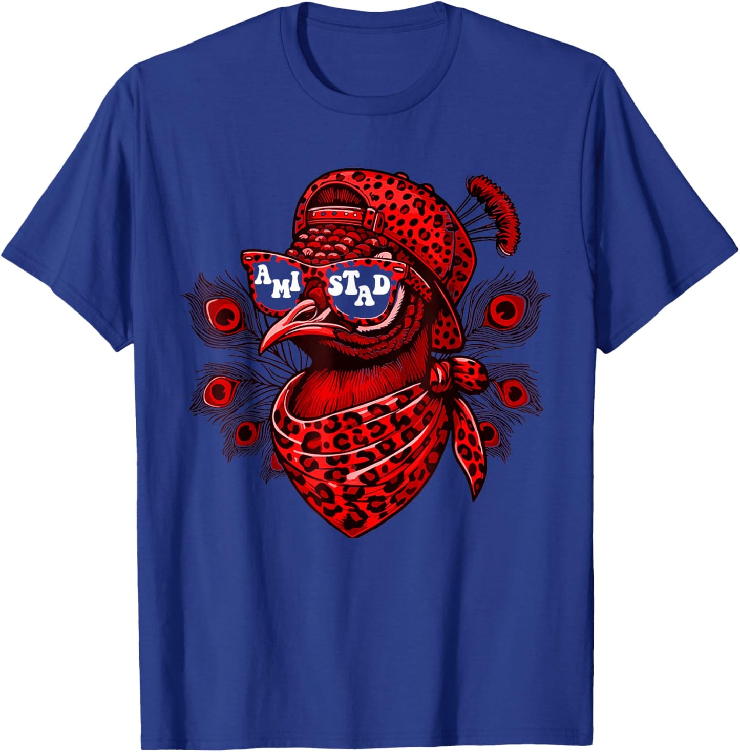 Amistad House of Friendship Teachers Students School Spirit T-Shirt - T-Shirt | Royal