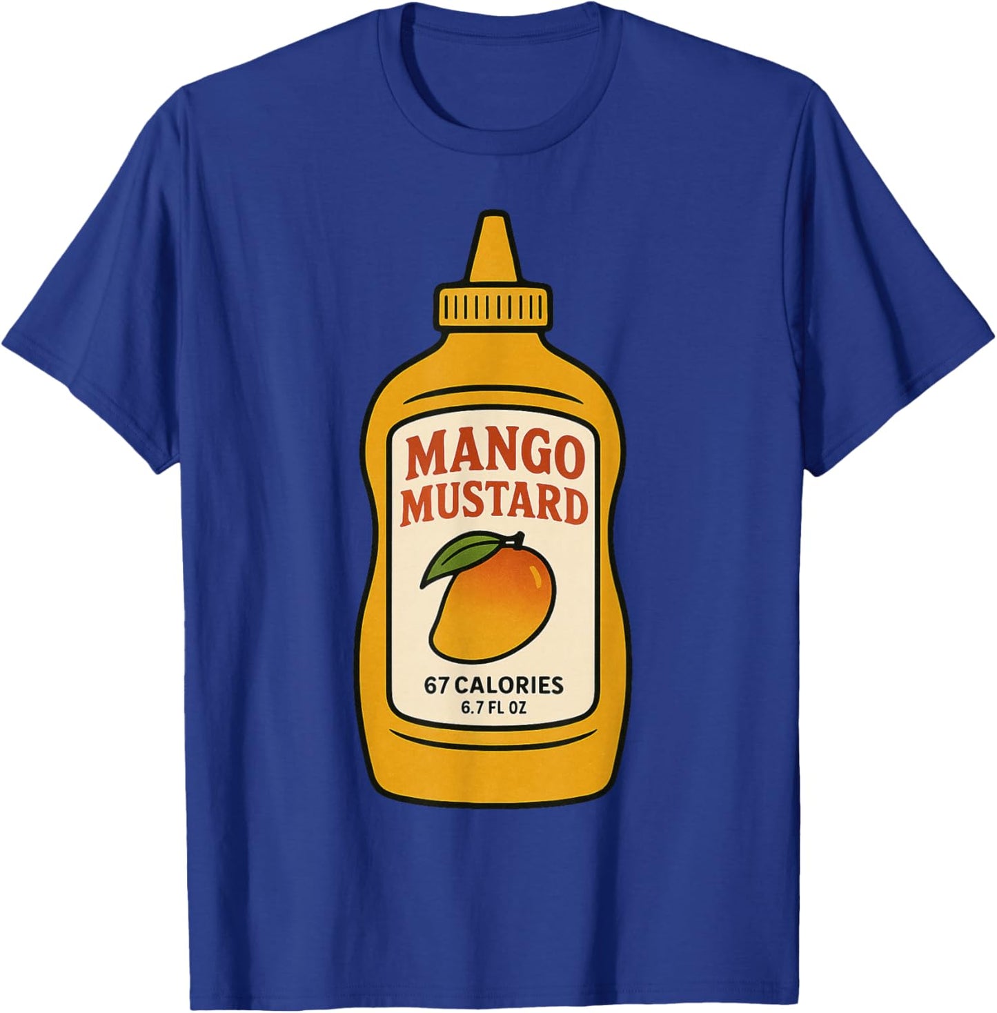 Mango Mustard 67 Six Seven 6-7 - Funny Brainrot Kids Meme T-Shirt - T-Shirt | Royal