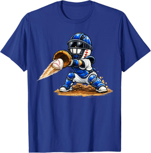 Baseball Valentine's Day Drip Ice Cream Team T-Shirt - T-Shirt | Royal
