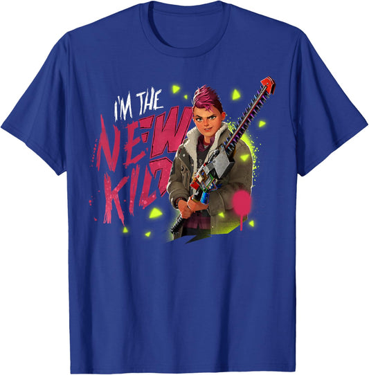 Stranger Things Tales from '85 I'm The New Kid D.I.Y. Weapon T-Shirt - T-Shirt | Royal