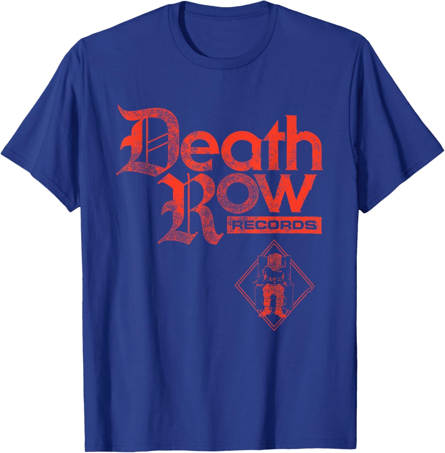 Official Death Row Records Gothic Logo T-Shirt - T-Shirt | Royal