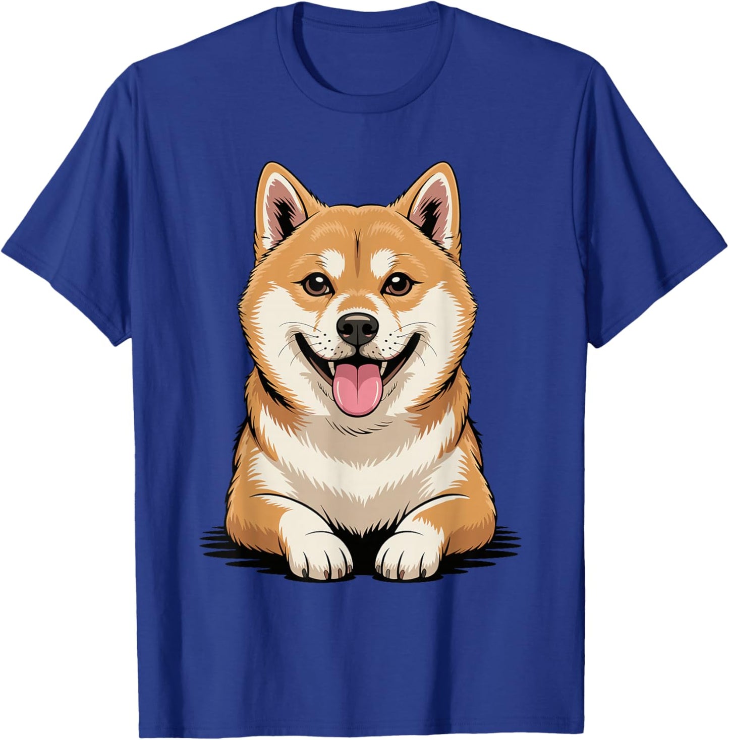 Cute Puppy Breed Artistic Shiba Japanese Brushwood Shiba Inu T-Shirt - T-Shirt | Royal