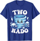 Two Nado 2nd Birthday Funny 2 Year Old Boys Kids T-Shirt - T-Shirt | Royal