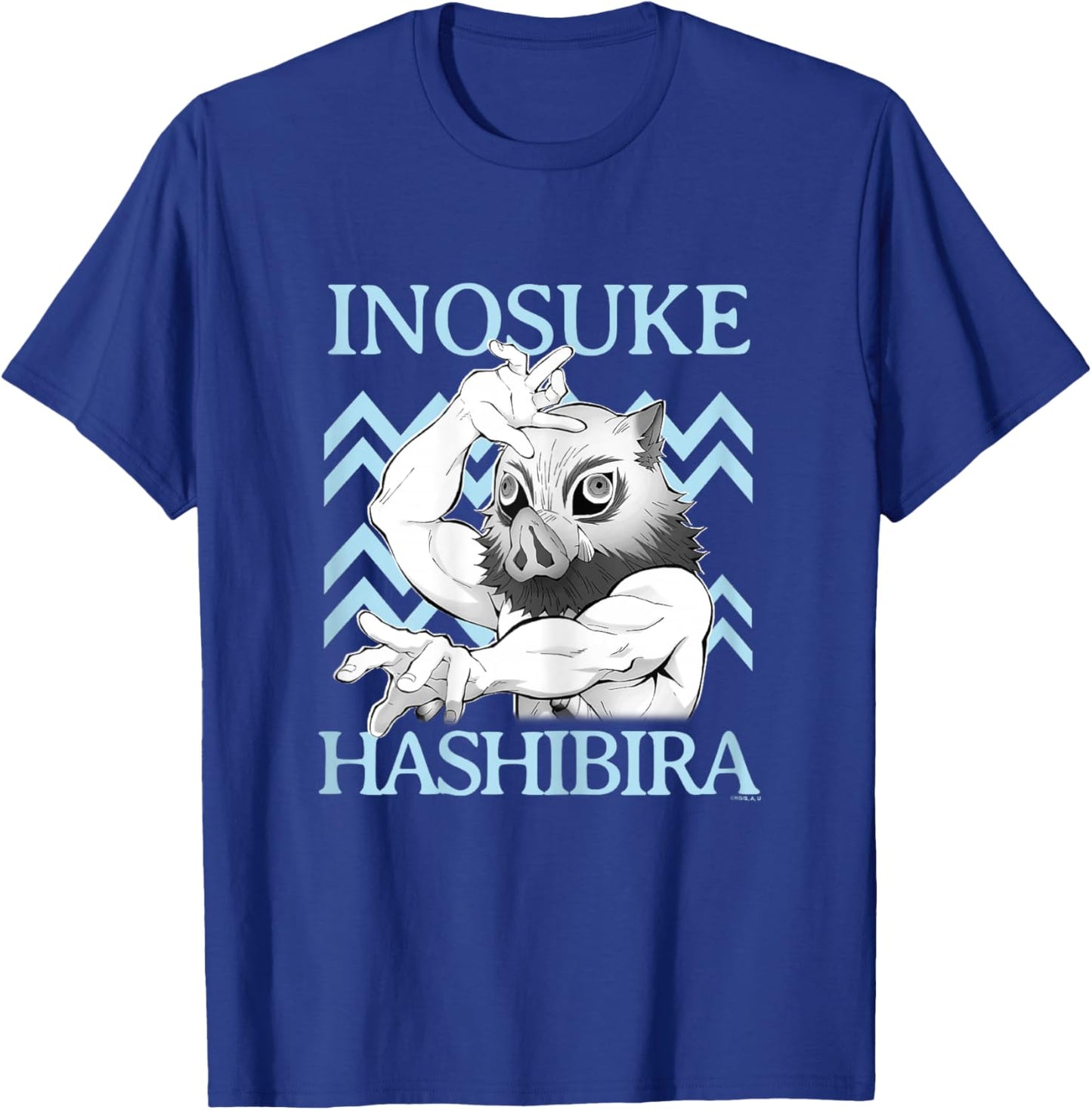 Demon Slayer: Kimetsu no Yaiba Inosuke Fierce Battle Mode T-Shirt - T-Shirt | Royal