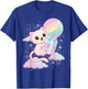 Kawaii Cat Strawberry Milk Aesthetic T-Shirt - T-Shirt | Royal
