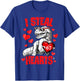 I Steal 67 Hearts Valentine’s Day 67 Meme 6 7 T Rex Boys T-Shirt - T-Shirt | Royal