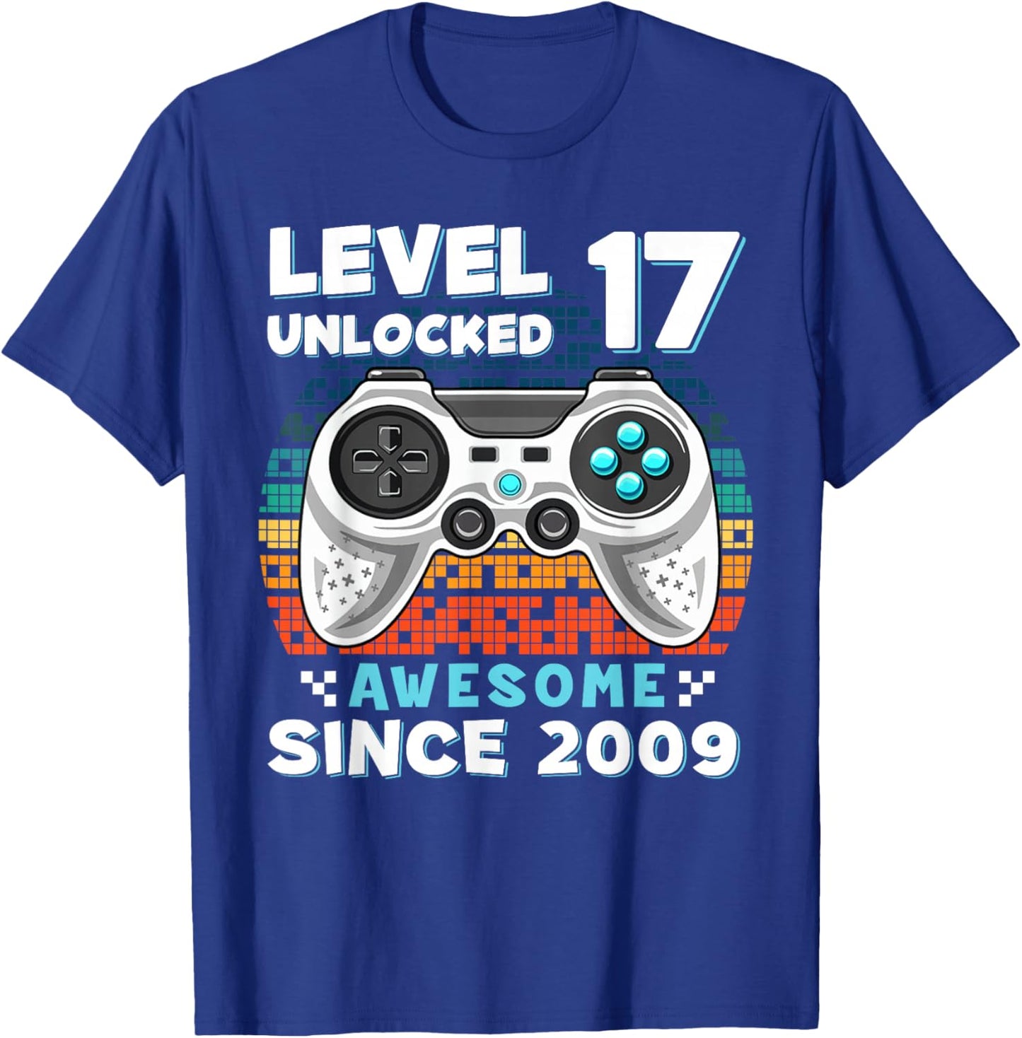 17th Birthday for Boys 17 Years Birthday Kids Gifts T-Shirt - T-Shirt | Royal
