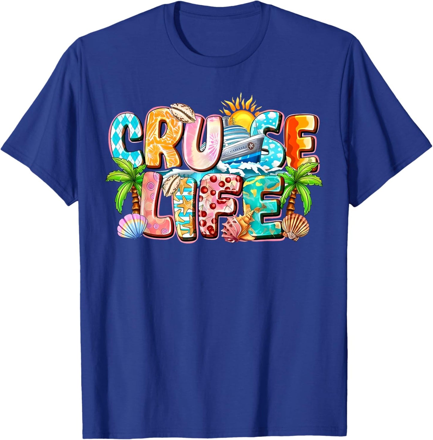 Family Cruise Life Cruise Outfits 2026 Matching T-Shirt - T-Shirt | Royal