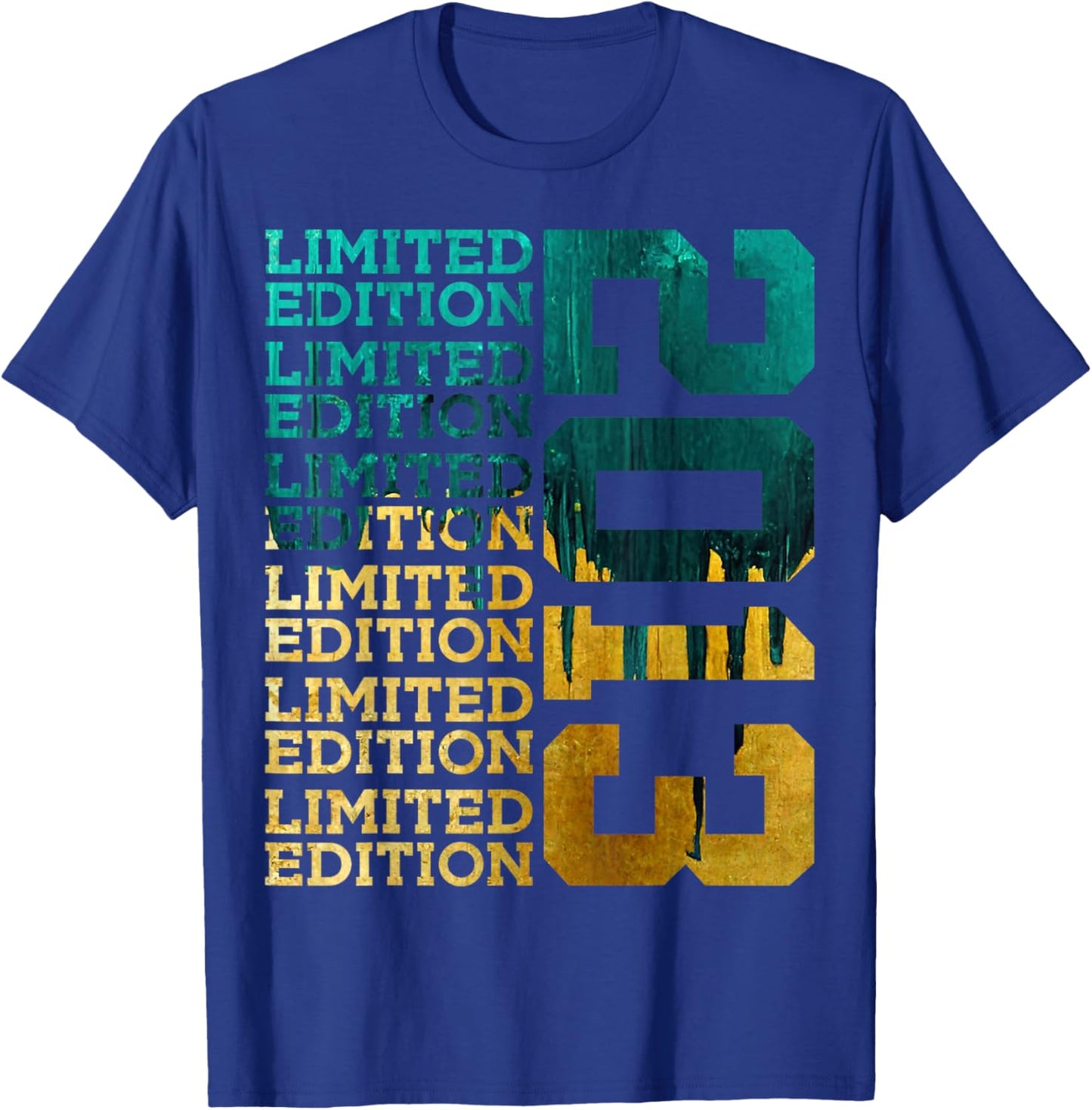 13 Years Limited Edition 2013 13TH Birthday T-Shirt - T-Shirt | Royal