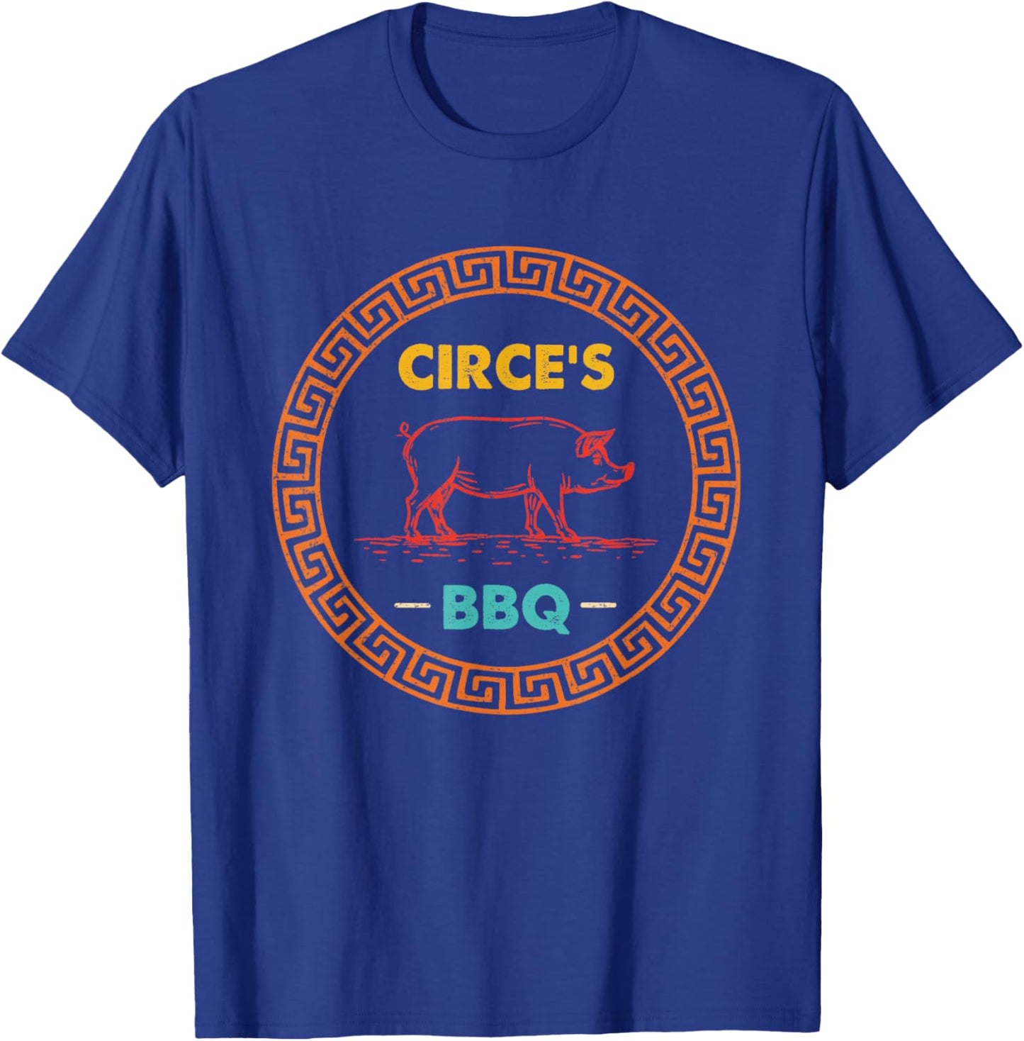 Circe's BBQ Funny Retro Vintage T-Shirt - T-Shirt | Royal