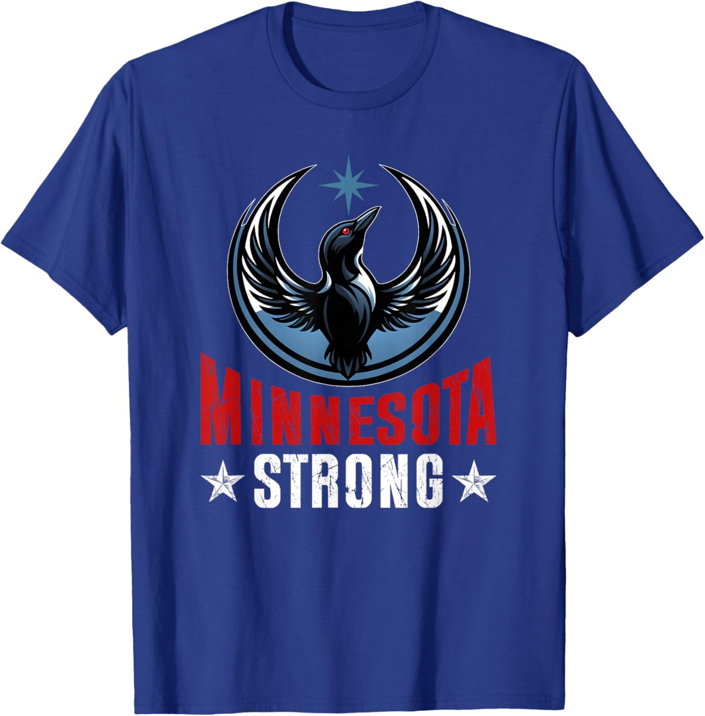 Retro Vintage Minnesota Strong T-Shirt - T-Shirt | Royal