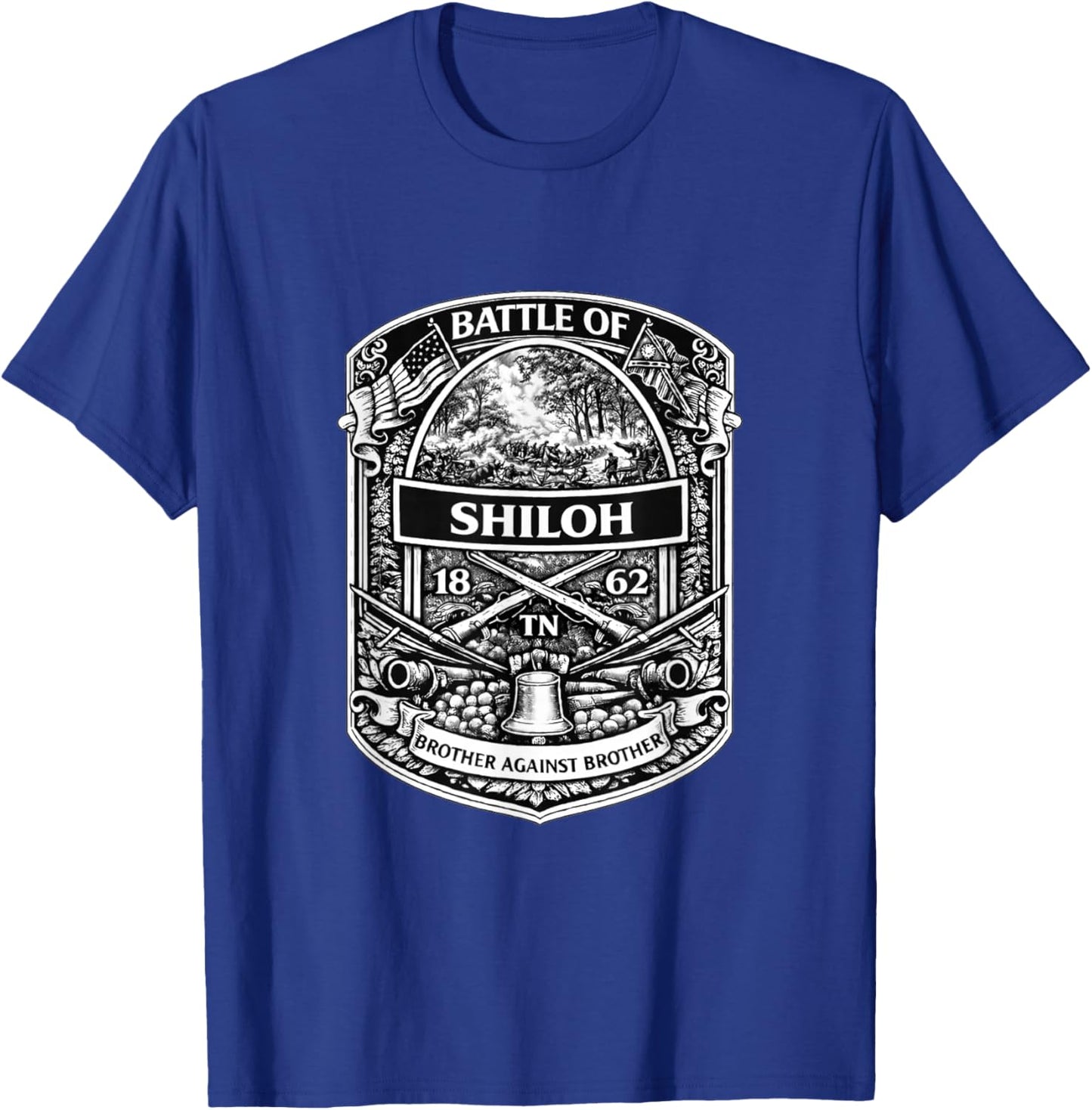 Shiloh Tennessee Civil War Battle US USA American History T-Shirt - T-Shirt | Royal