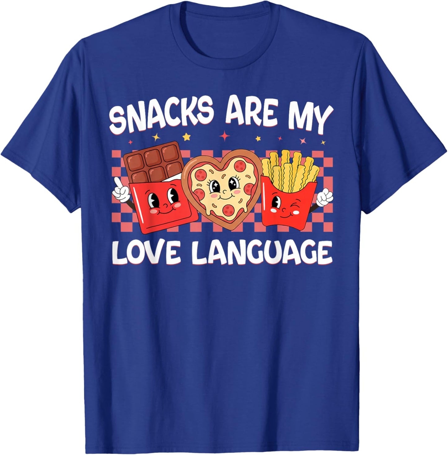 Snacks are My Love Language Funny Valentine Boys Toddler T-Shirt - T-Shirt | Royal