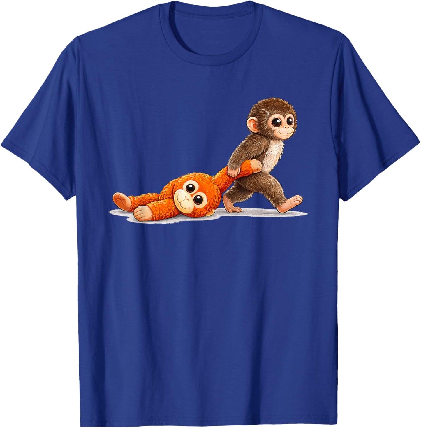 Retro Cute Monkey Punch Ultimately i Have to be Brave Viral T-Shirt - T-Shirt | Royal