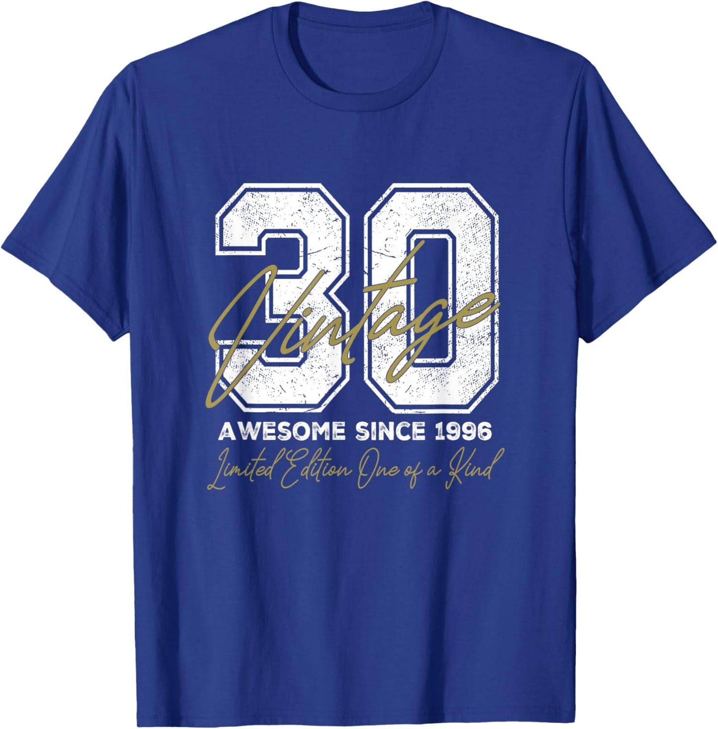 30 Year Old Gifts Vintage 1996 Limited Edition 30th Birthday T-Shirt - T-Shirt | Royal