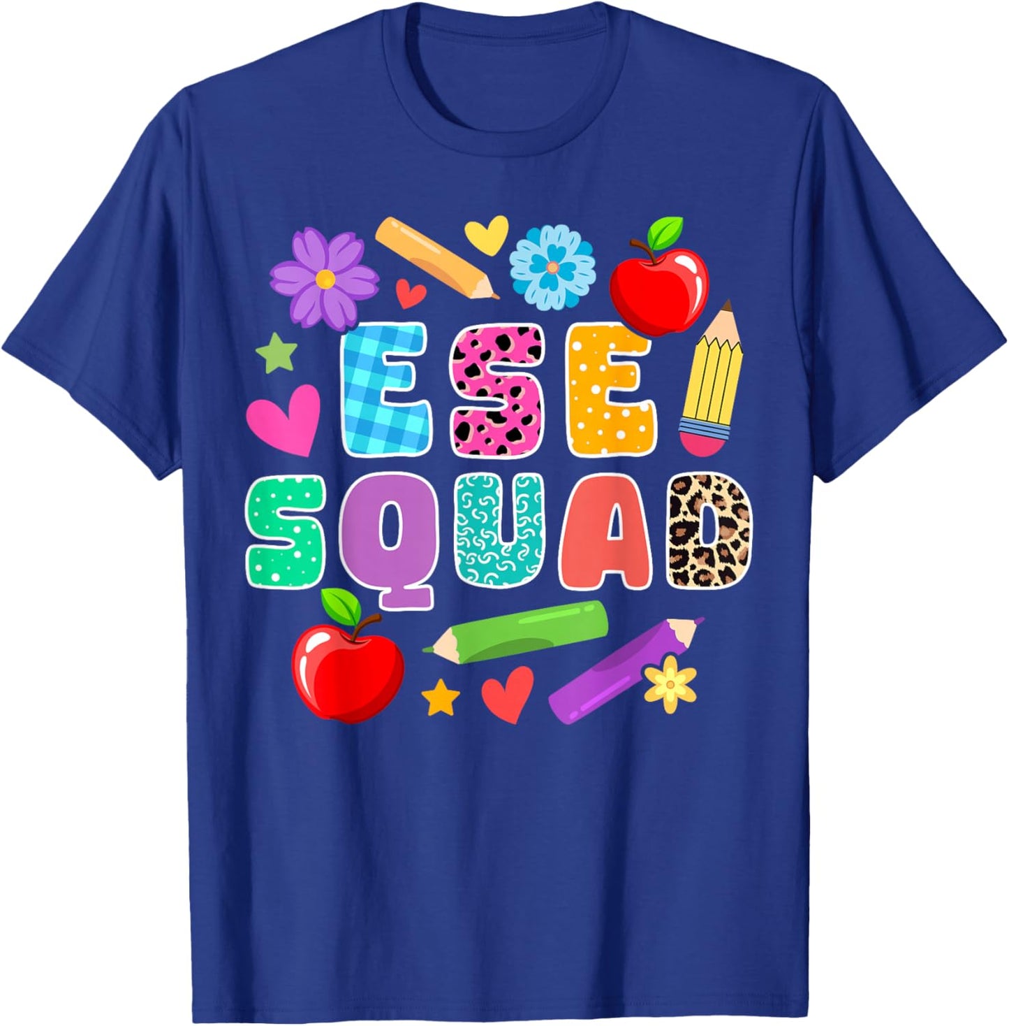 ESE Squad Exceptional Student Education T-Shirt - T-Shirt | Royal