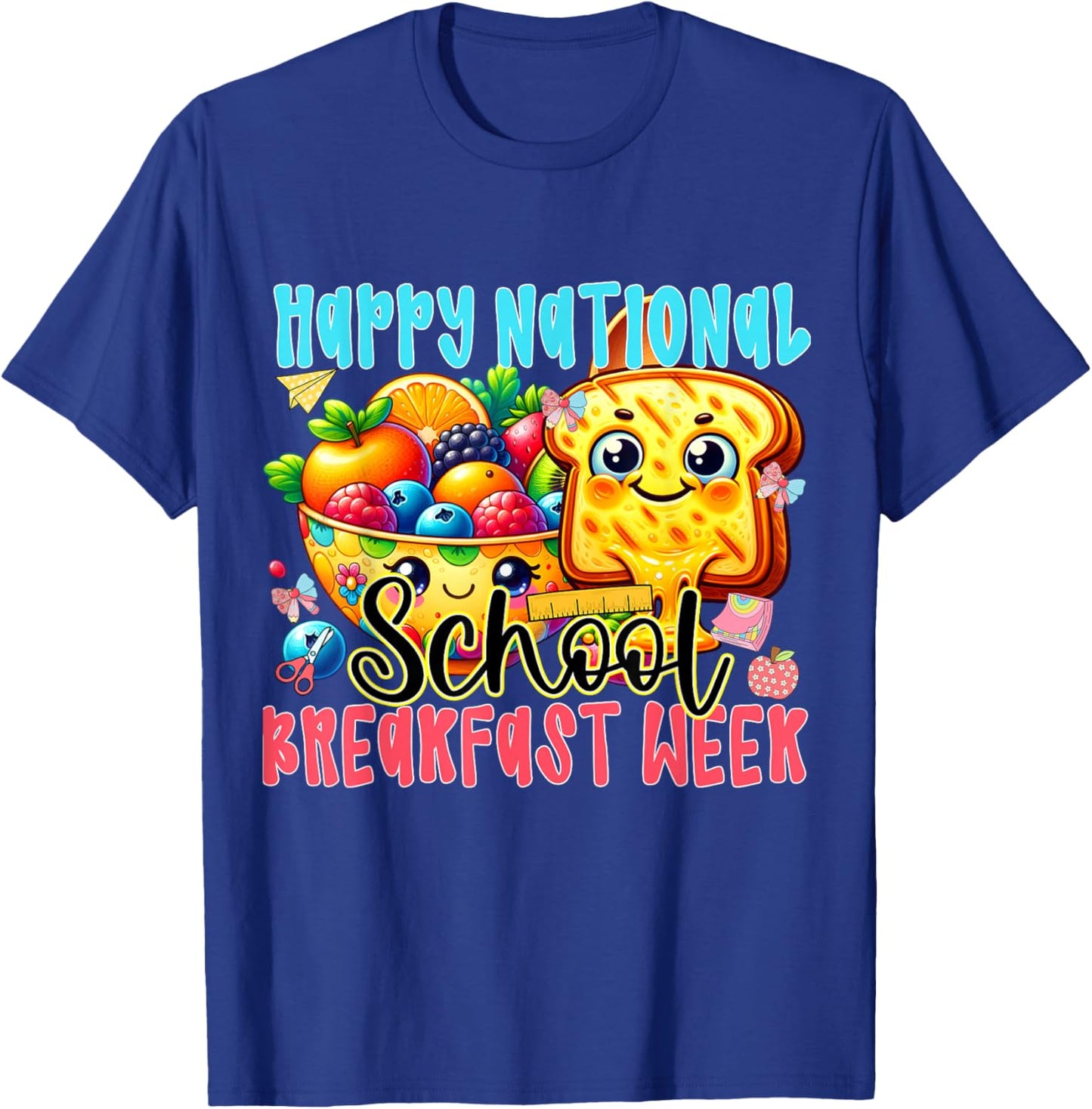 National School Breakfast Week 2026 T-Shirt - T-Shirt | Royal