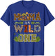 Mama of The Wild One 1st Birthday Safari T-Shirt - T-Shirt | Royal