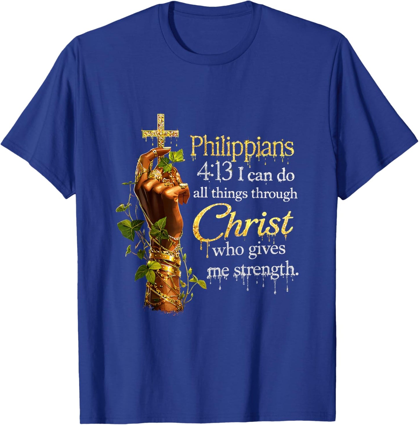 Black Women God Christian Faith African Melanin Queen T-Shirt - T-Shirt | Royal