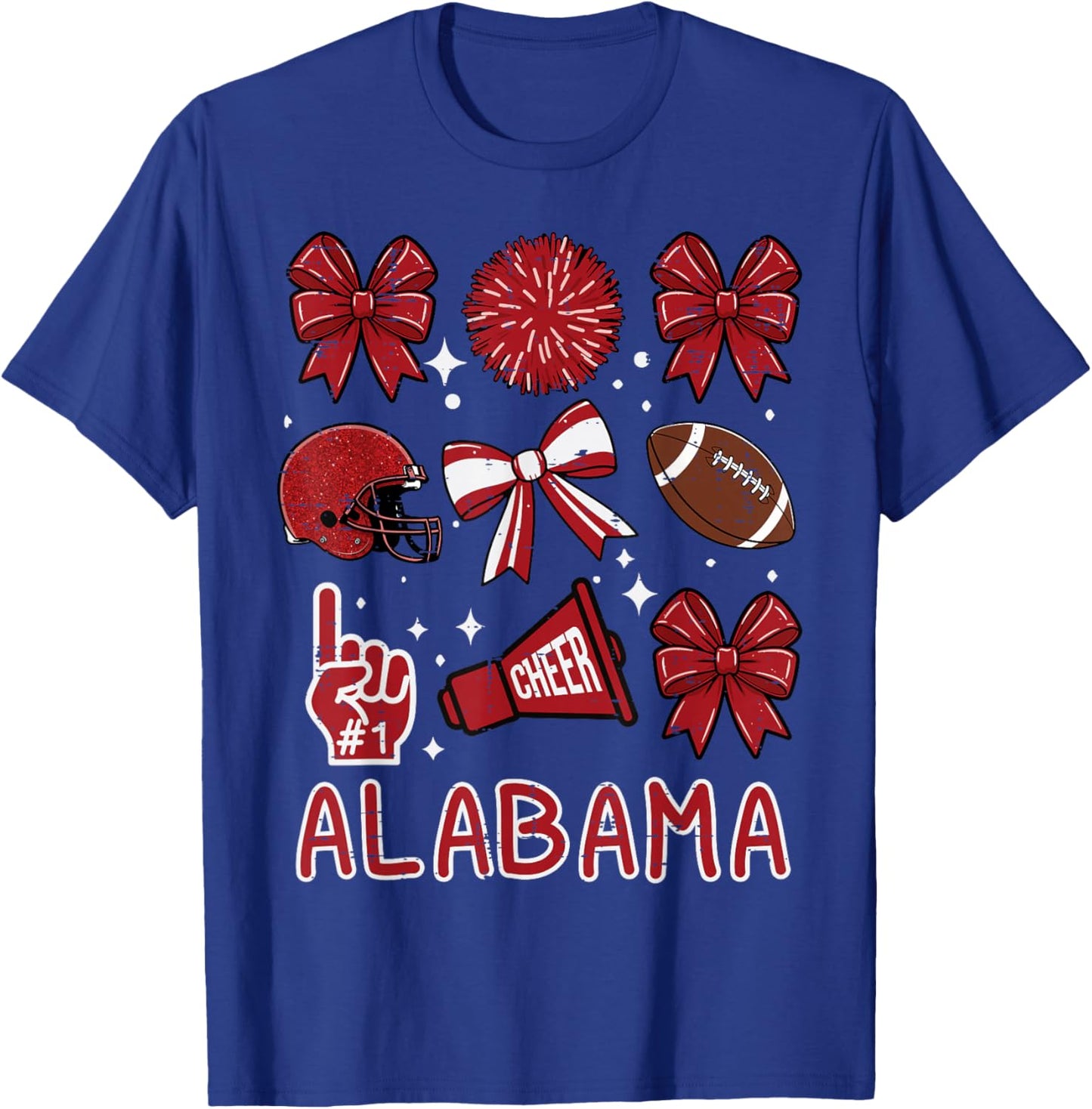 Alabama Women Kids Boys Girls Youth Teen Men T-Shirt - T-Shirt | Royal