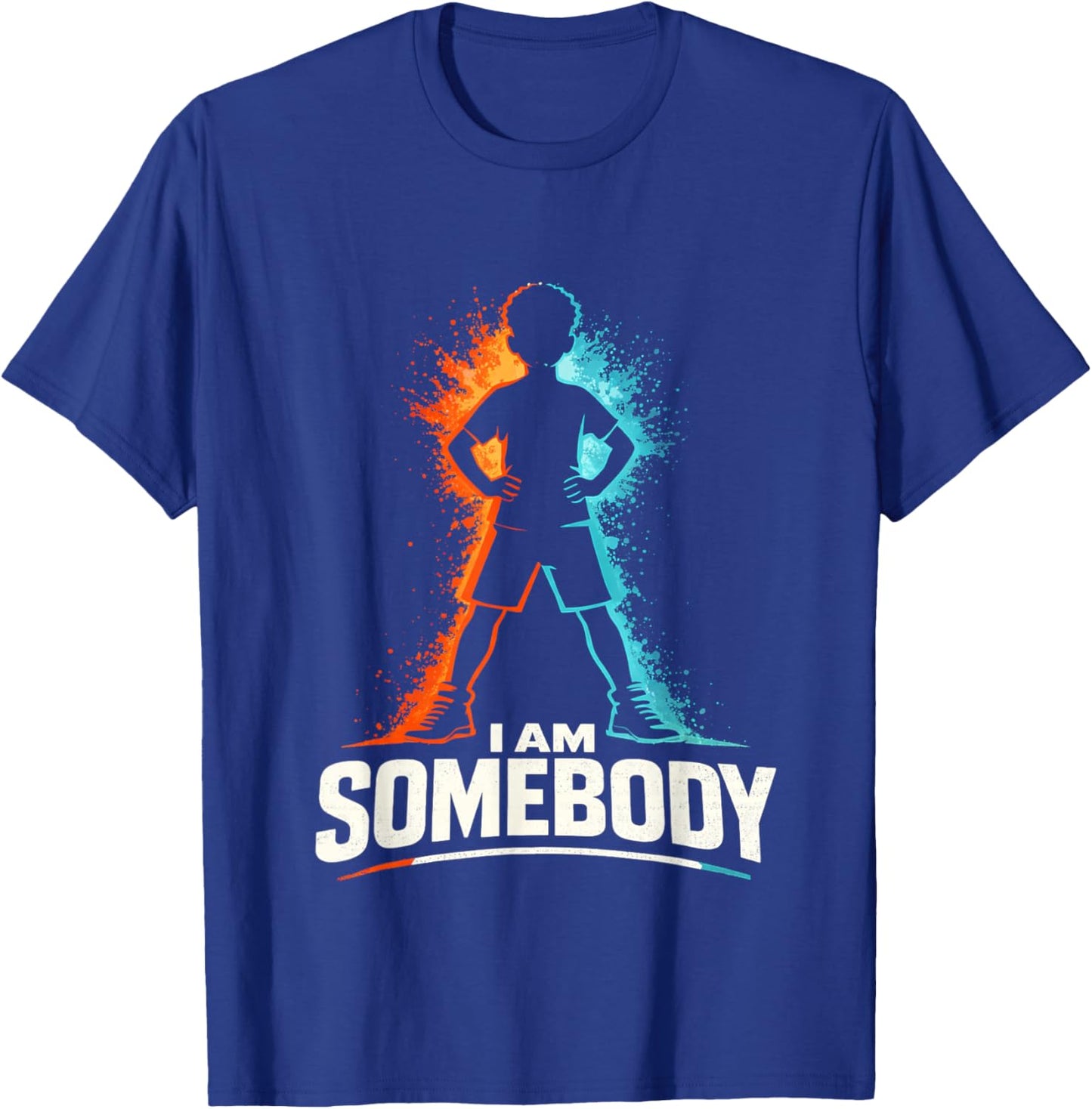 I Am Somebody Black Boy Empowerment T-Shirt - T-Shirt | Royal