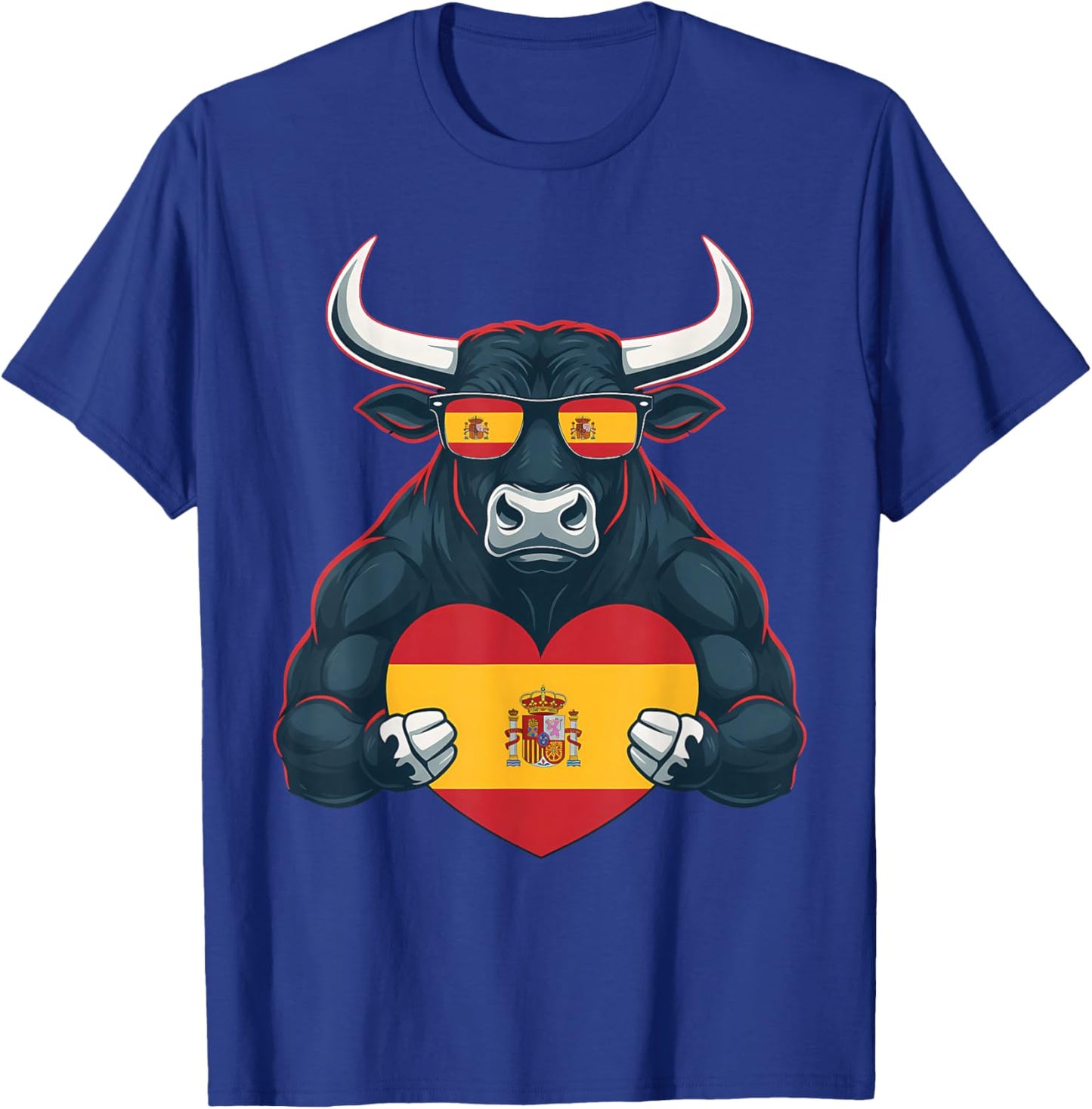 Spain Flag Spanish Flag Espana Roots Spanish Pride T-Shirt - T-Shirt | Royal