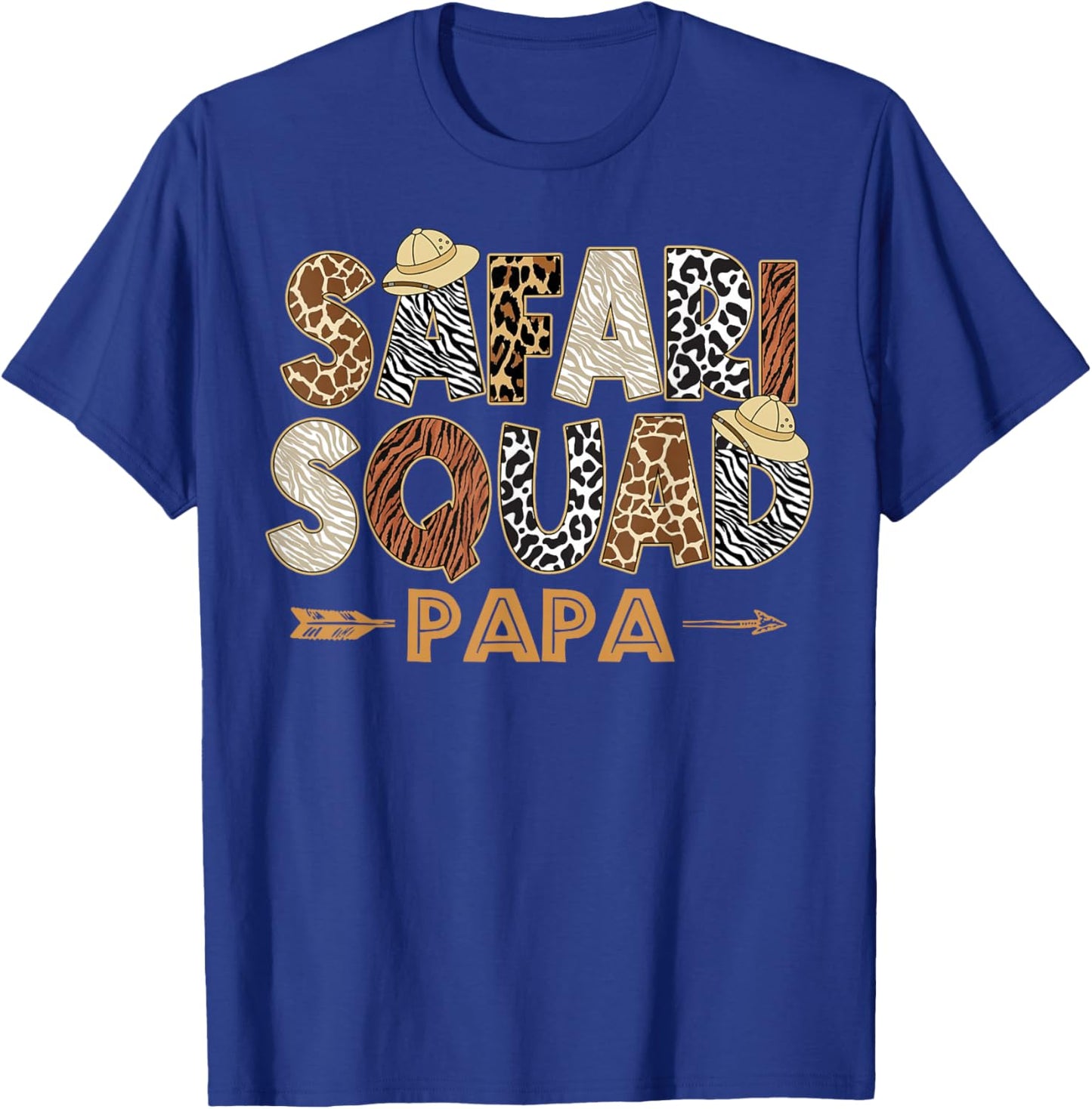 Safari Zoo Safari Squad Papa of Birthday Boy Girl T-Shirt - T-Shirt | Royal