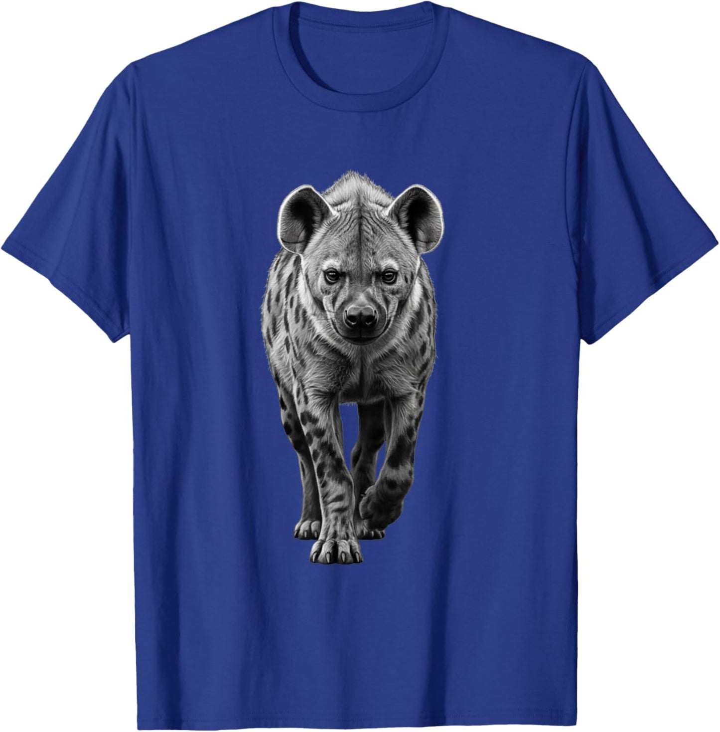 Retro Hyena Illustration Savanna Wildlife Predator Nature T-Shirt - T-Shirt | Royal