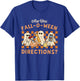 Retro are You Fall O Ween Directions Teacher Halloween Ghost T-Shirt - T-Shirt | Royal