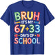 Bruh Its My 67 33 Days of School Funny Kids 100th Day T-Shirt - T-Shirt | Royal