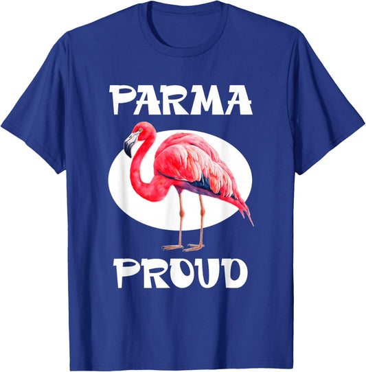 Parma Ohio Pink Flamingo Local Pride Design T-Shirt - T-Shirt | Royal