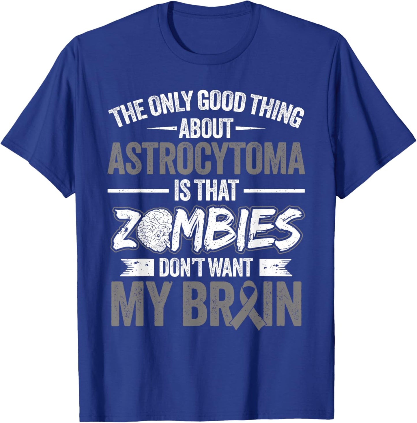 Astrocytoma Warrior T-Shirt - T-Shirt | Royal
