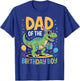 Dad of The Birthday Party Outfit Dinosaur Squad Daddy T-Shirt - T-Shirt | Royal